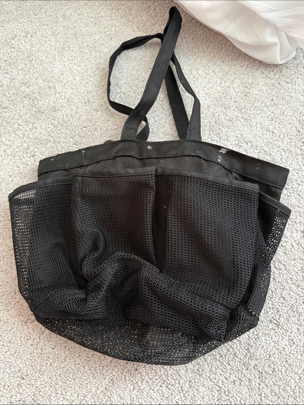 Target Black Mesh Bath Storage Caddy Tote